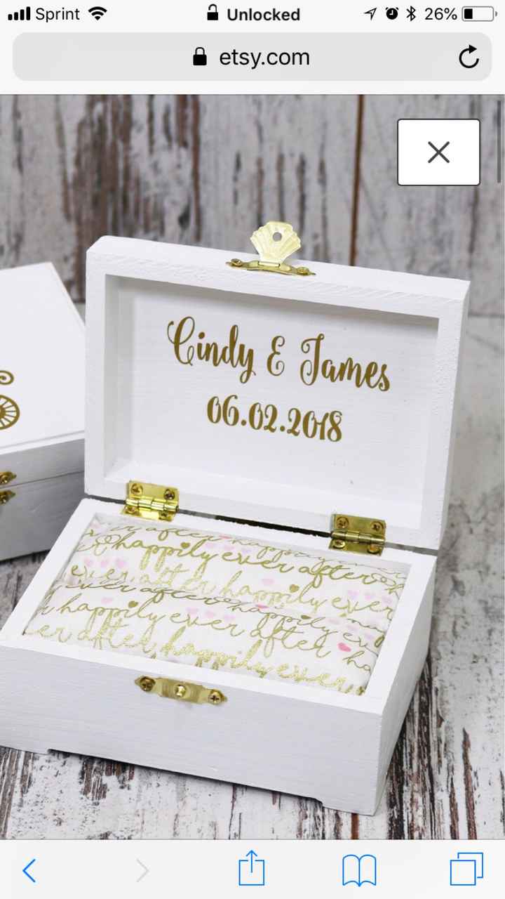 Share what you’re holding your rings in for the ceremony! :-) - 1