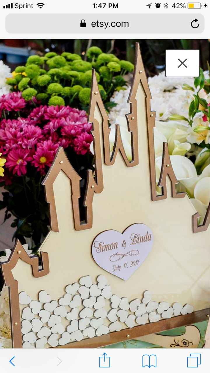 Show me your unique guest book ideas! - 1