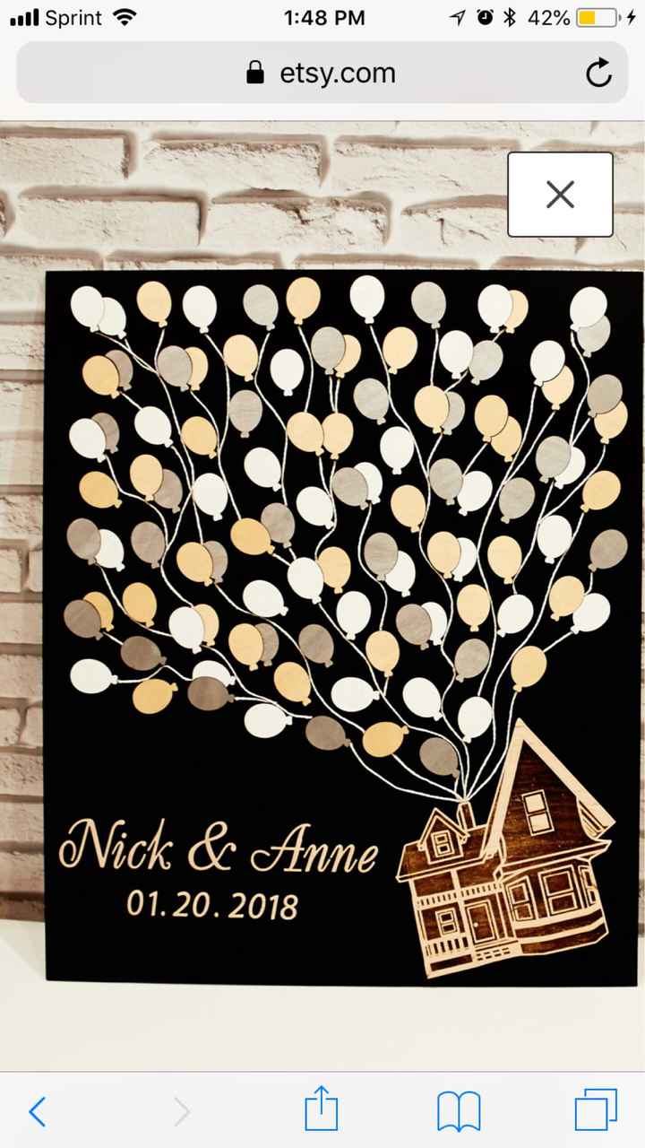 Show me your unique guest book ideas! - 2