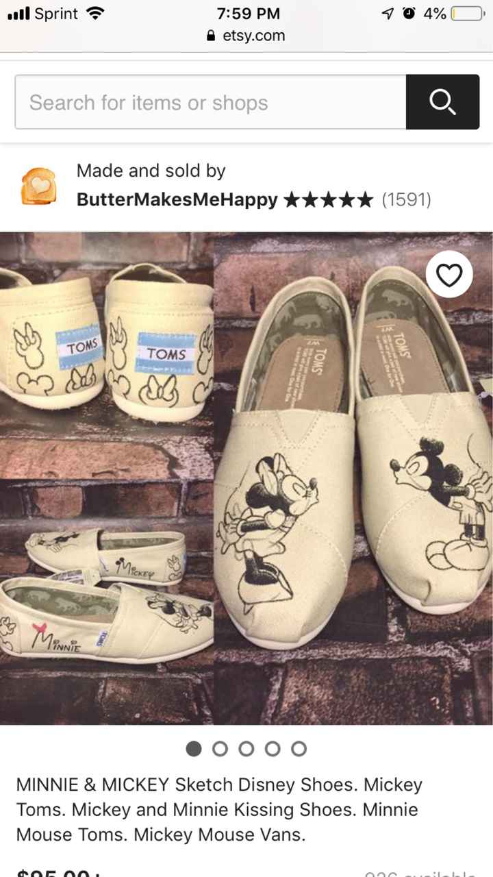 Curious what everyone's wedding shoes look like? - 1