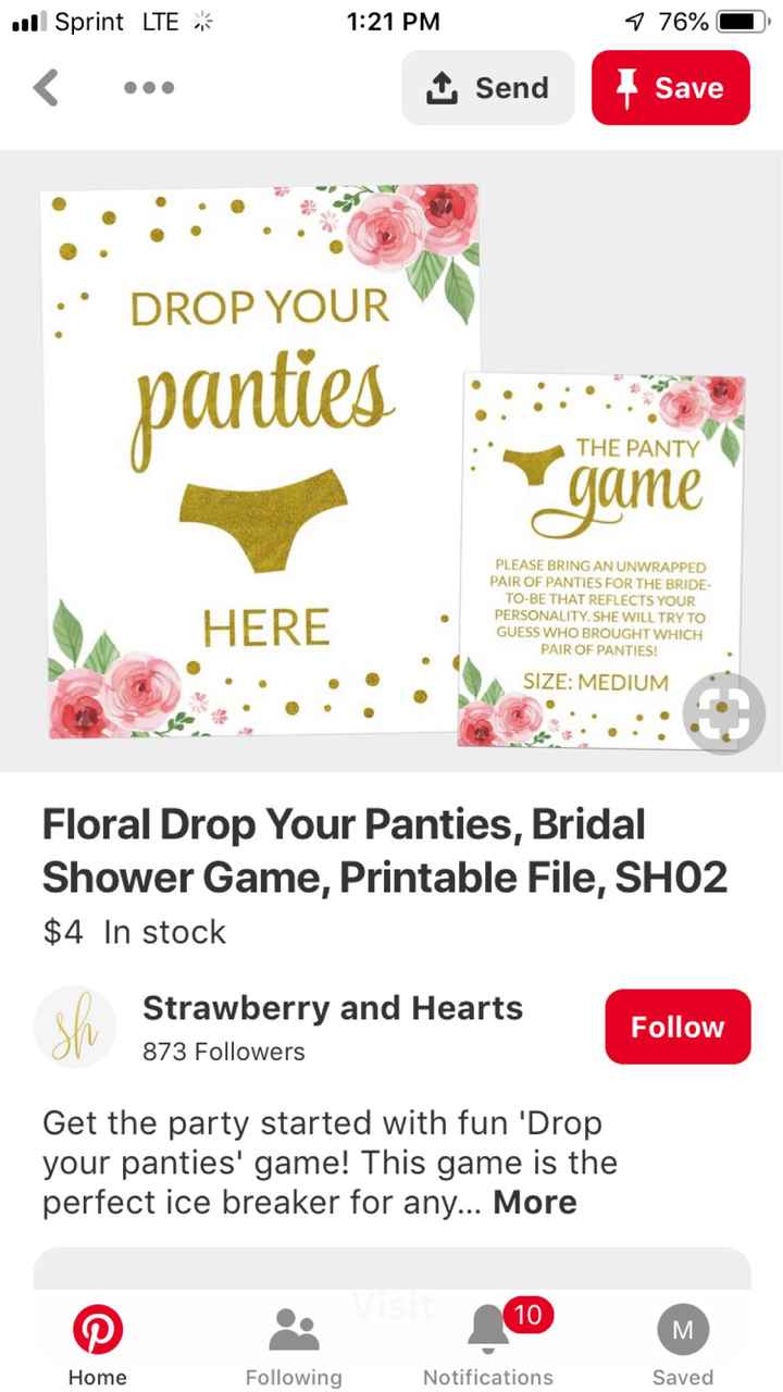 Panty shower? - 1