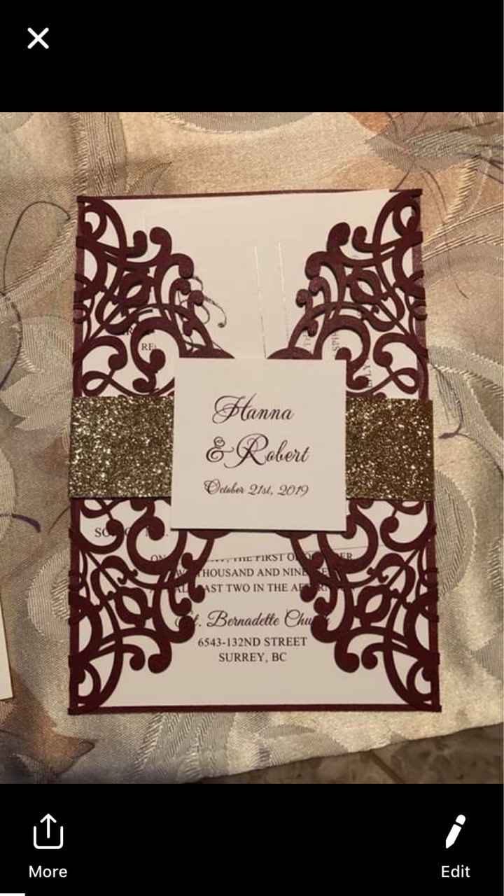 wedding invitations on a tight budget - 1