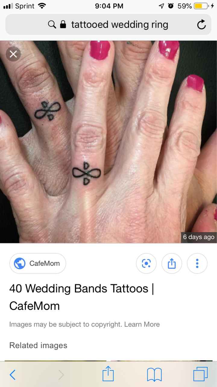Tattooed wedding ring - 1