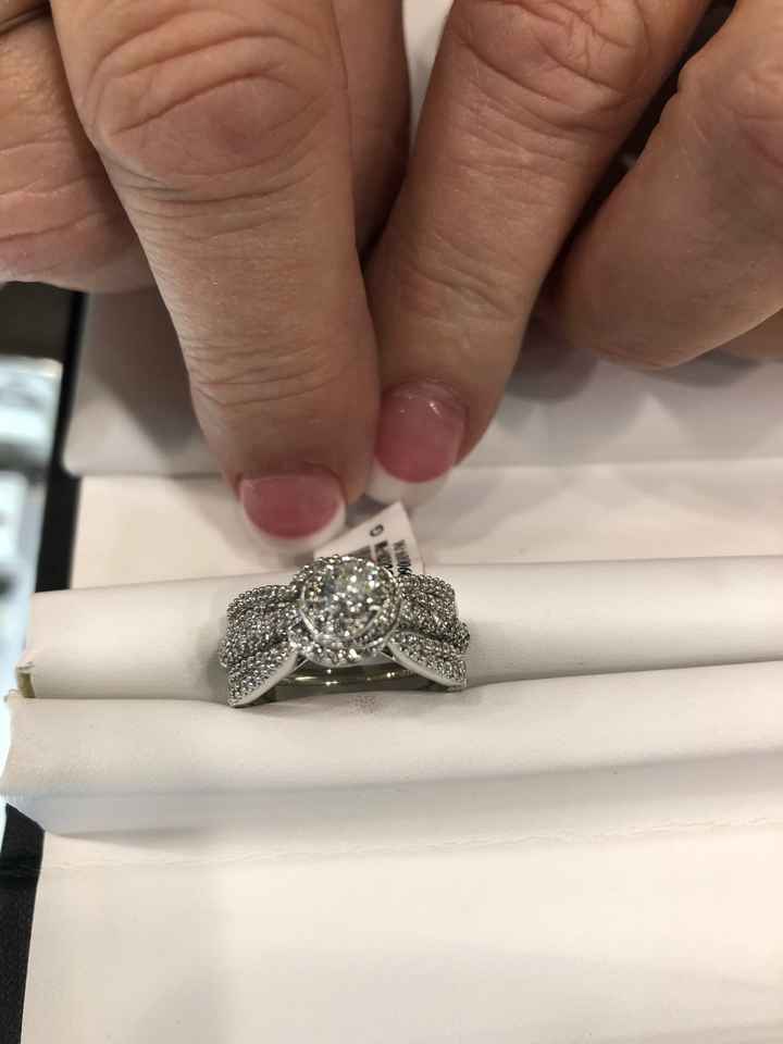 Ladies with solitaire rings, i want to see your wedding  band! - 1