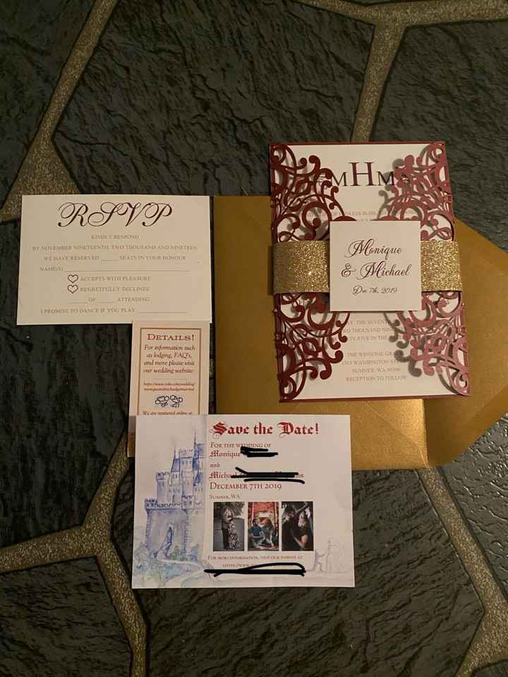 Let's See Those Wedding Invites! - 1