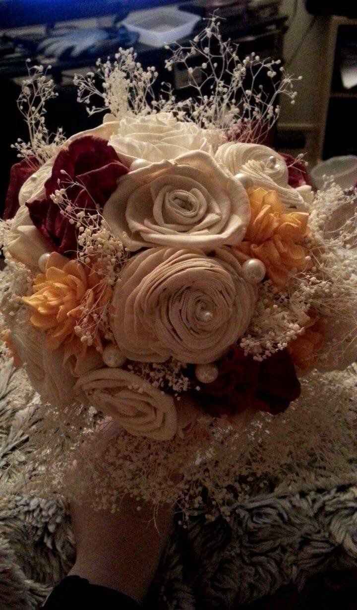 Crepe paper flowers