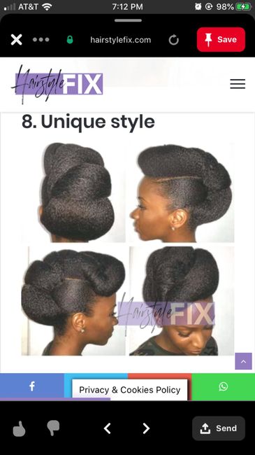 Natural Hair Wedding Styles - 4c Hair 3