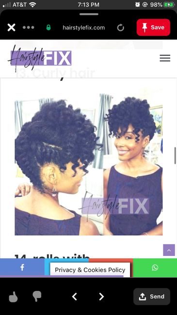 Natural Hair Wedding Styles - 4c Hair 4