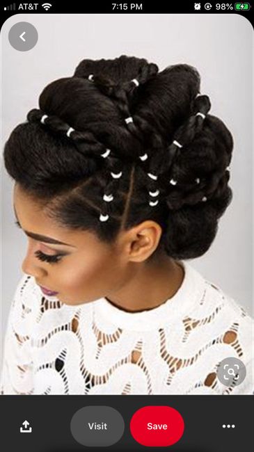 Natural Hair Wedding Styles - 4c Hair 5