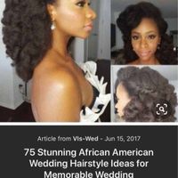 Natural Hair Wedding Styles - 4c Hair - 6