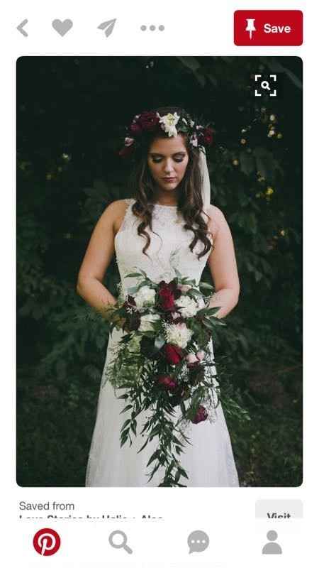 Cascading bouquet