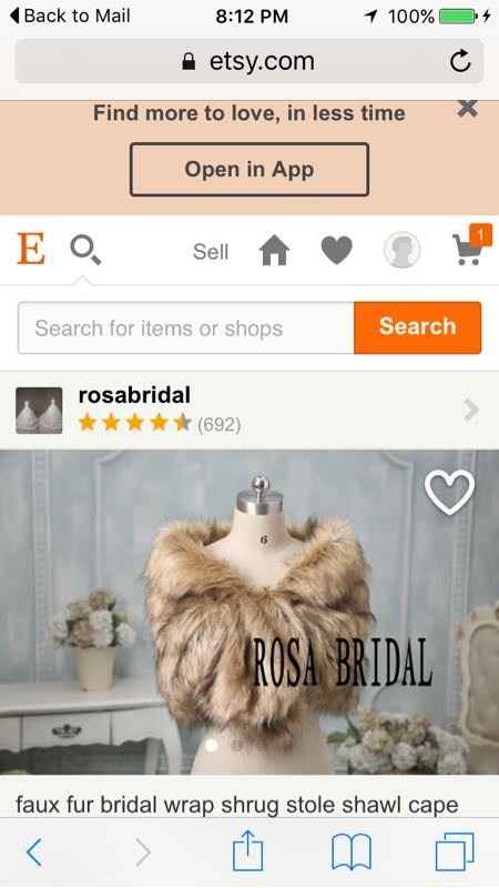 Cool weather Fall brides- let me see your cover-ups!