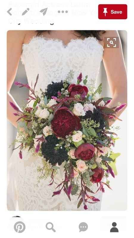 Cascading bouquet