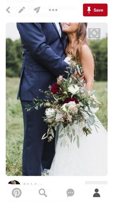 Cascading bouquet