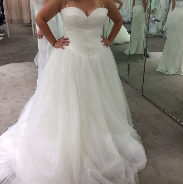 What was your least favorite wedding dress on you?