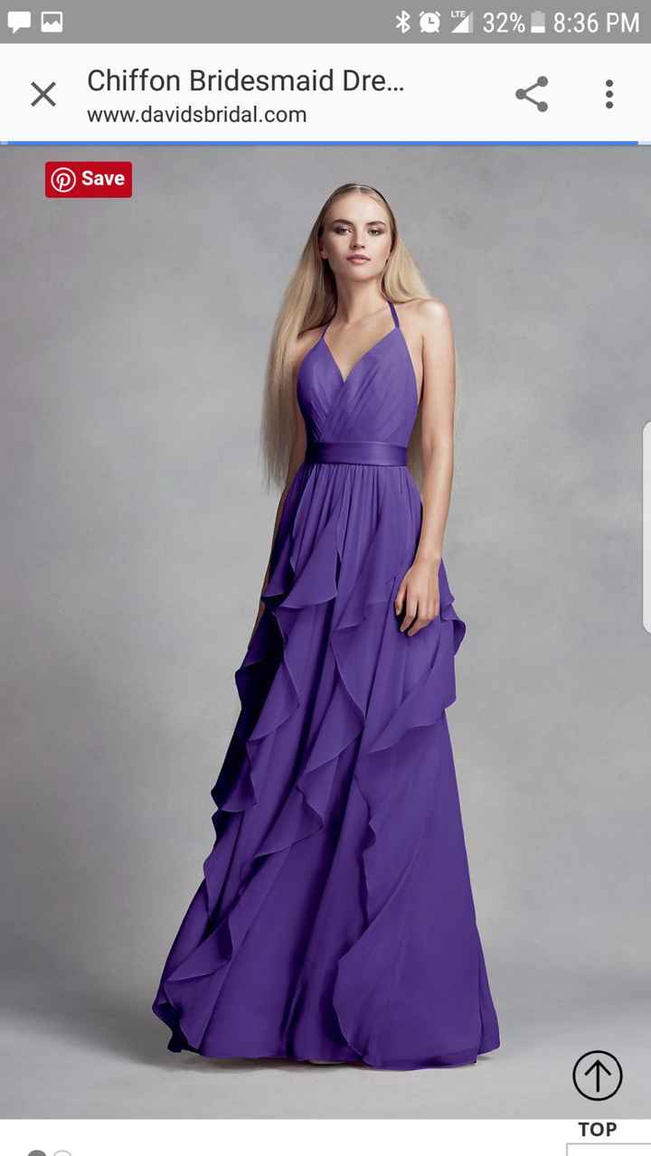 its very similar to my dresses....Purple is my favorite color!!