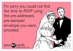 Just another RSVP Rant
