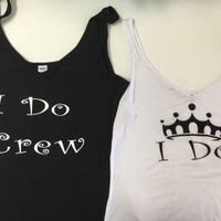 Instead of bridesmaid robes....maybe shirts?