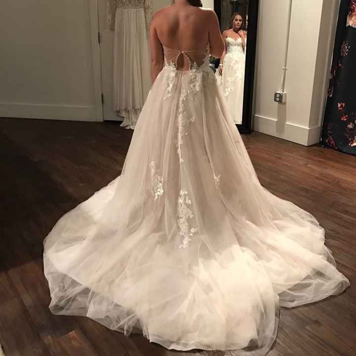 FINALLY picked my wedding gown