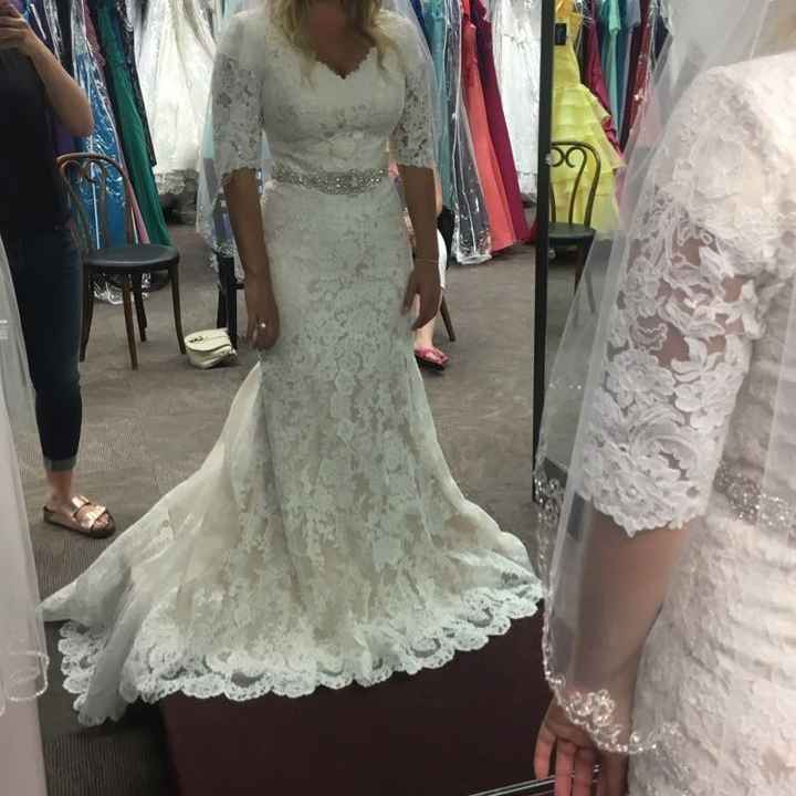 Let me see what you're wearing on your wedding day