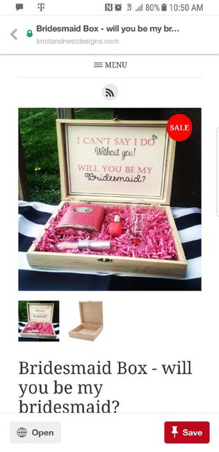 Gift idea to ask my female friend to be my best woman? 1