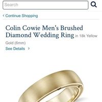 Your mans wedding band?