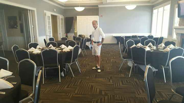 Help 'sprucing up' our reception location - 1