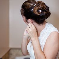 Up do or long and flowing hair?