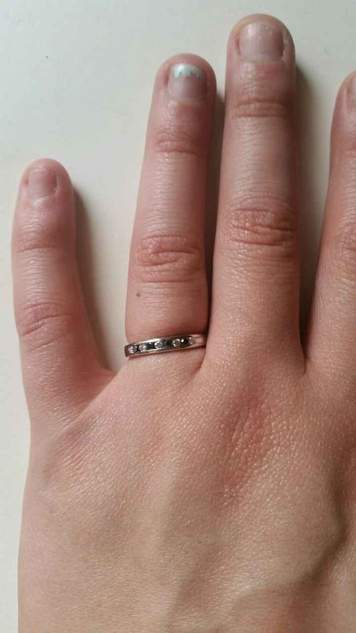 Picked up our rings today!