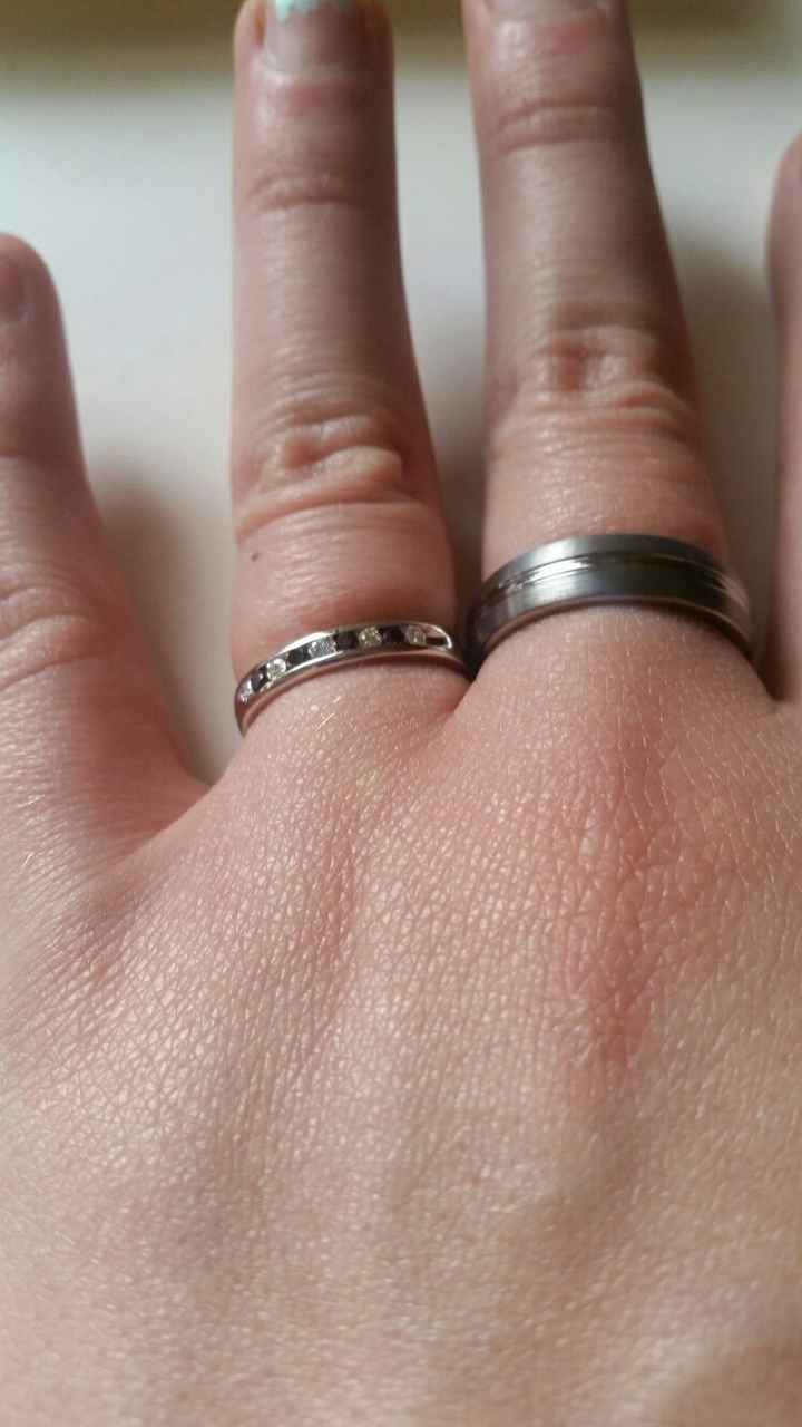 Picked up our rings today!