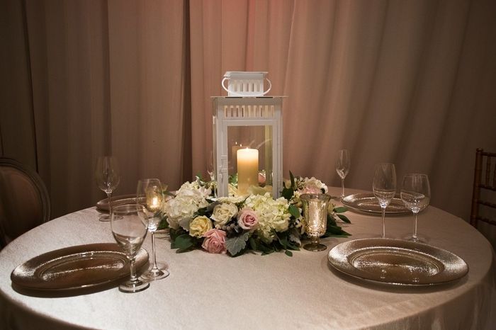 Our centerpieces!