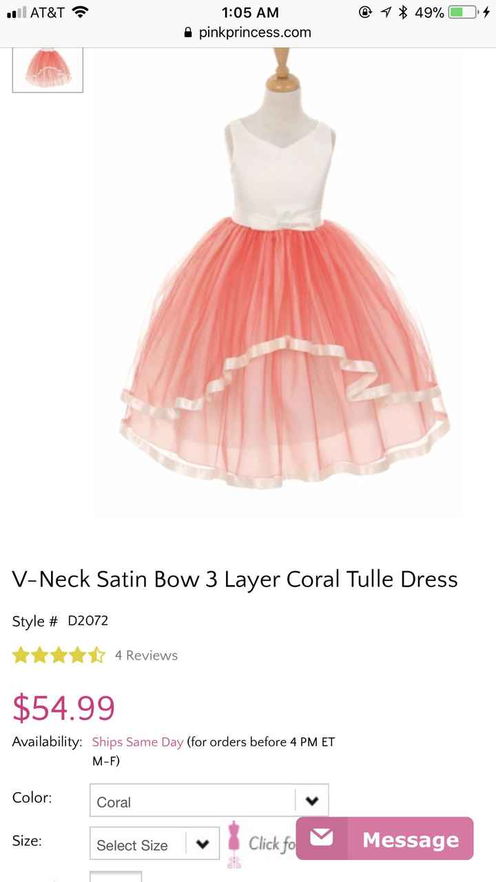  Flower girl dress - 1