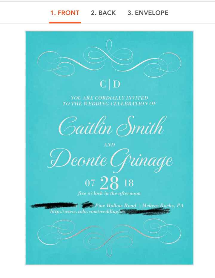  Invitations to wedding celebration - 1