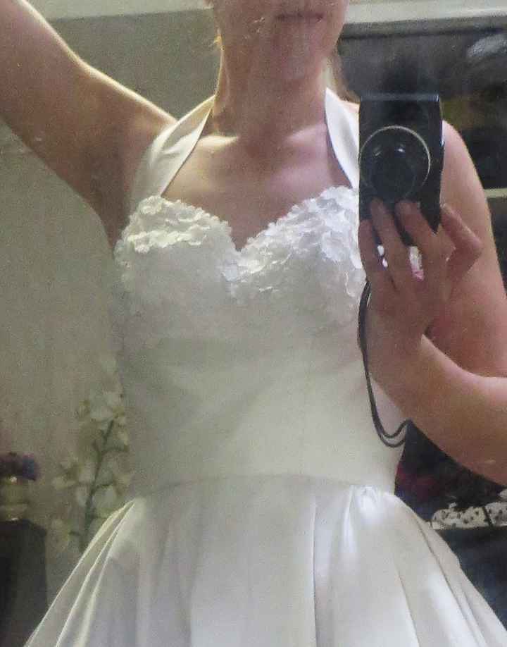 Dress bunching at waist...too big?