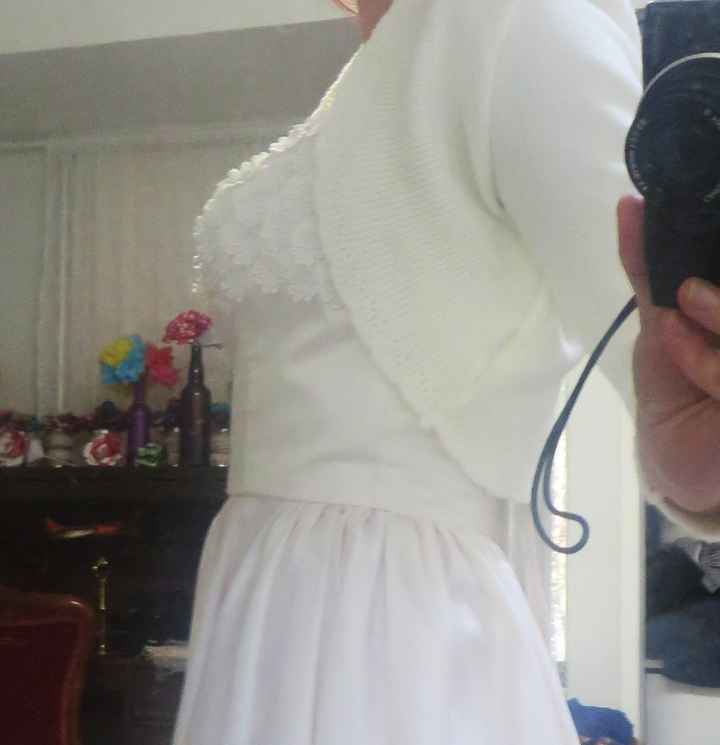 Dress bunching at waist...too big?