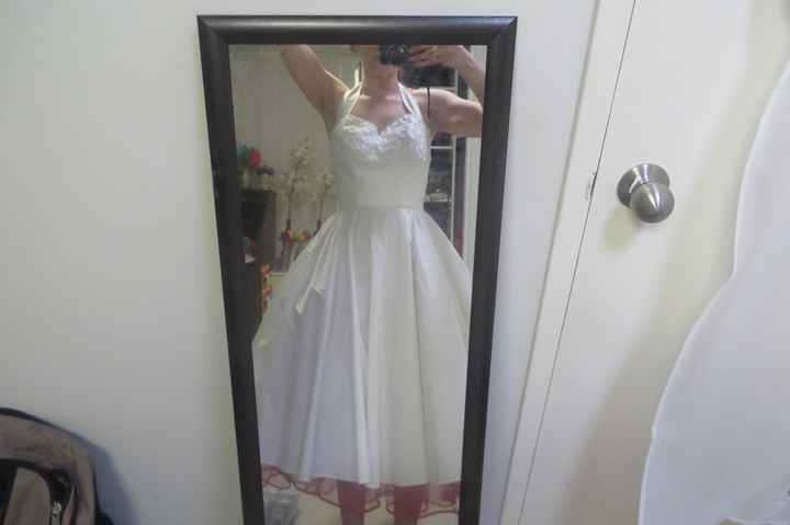 Dress bunching at waist...too big?