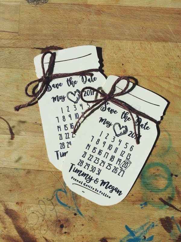 Got our save the dates!