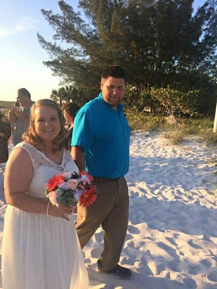 We did it at the beach!