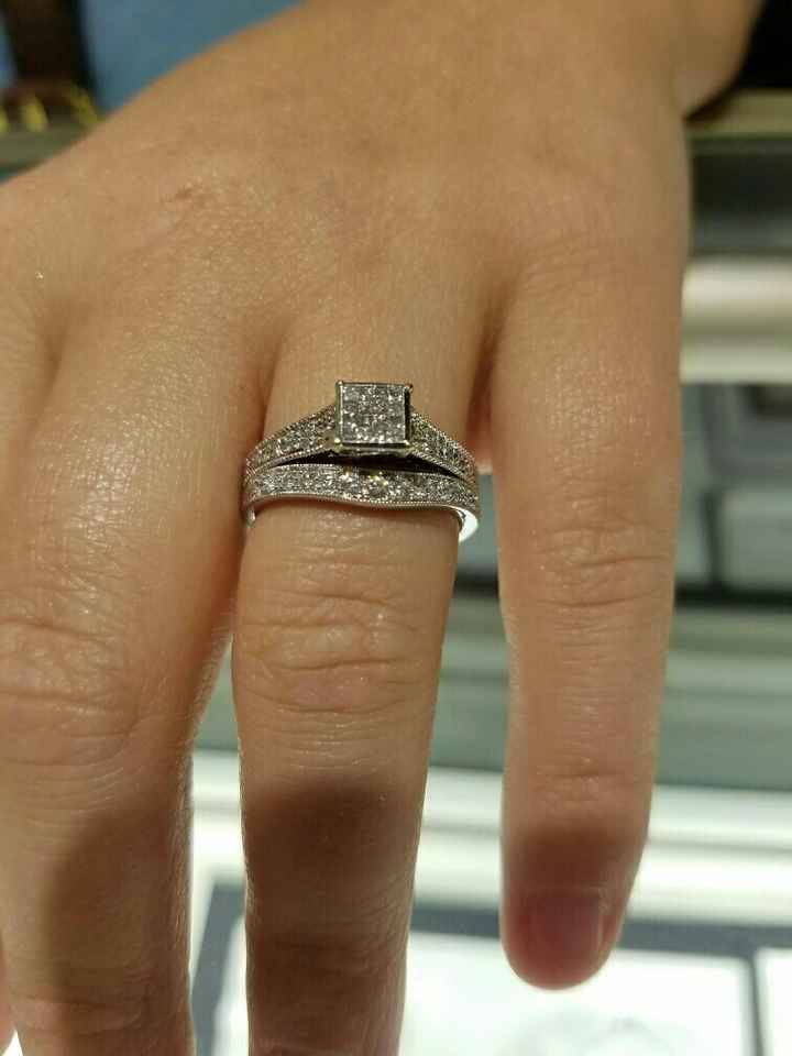 Let's see those rings! And for the Mrs lets see the bands with it ! I LOVE seeing everyone's bling:)