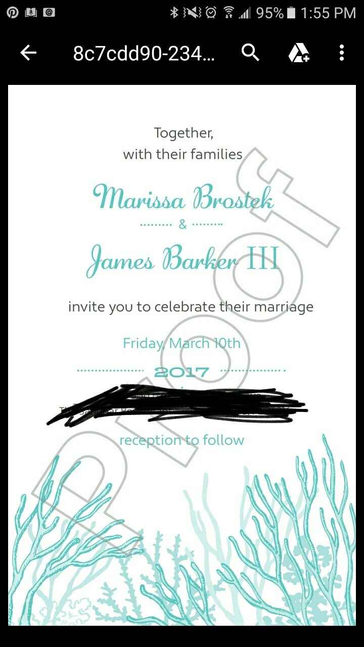 Show me your invitations!