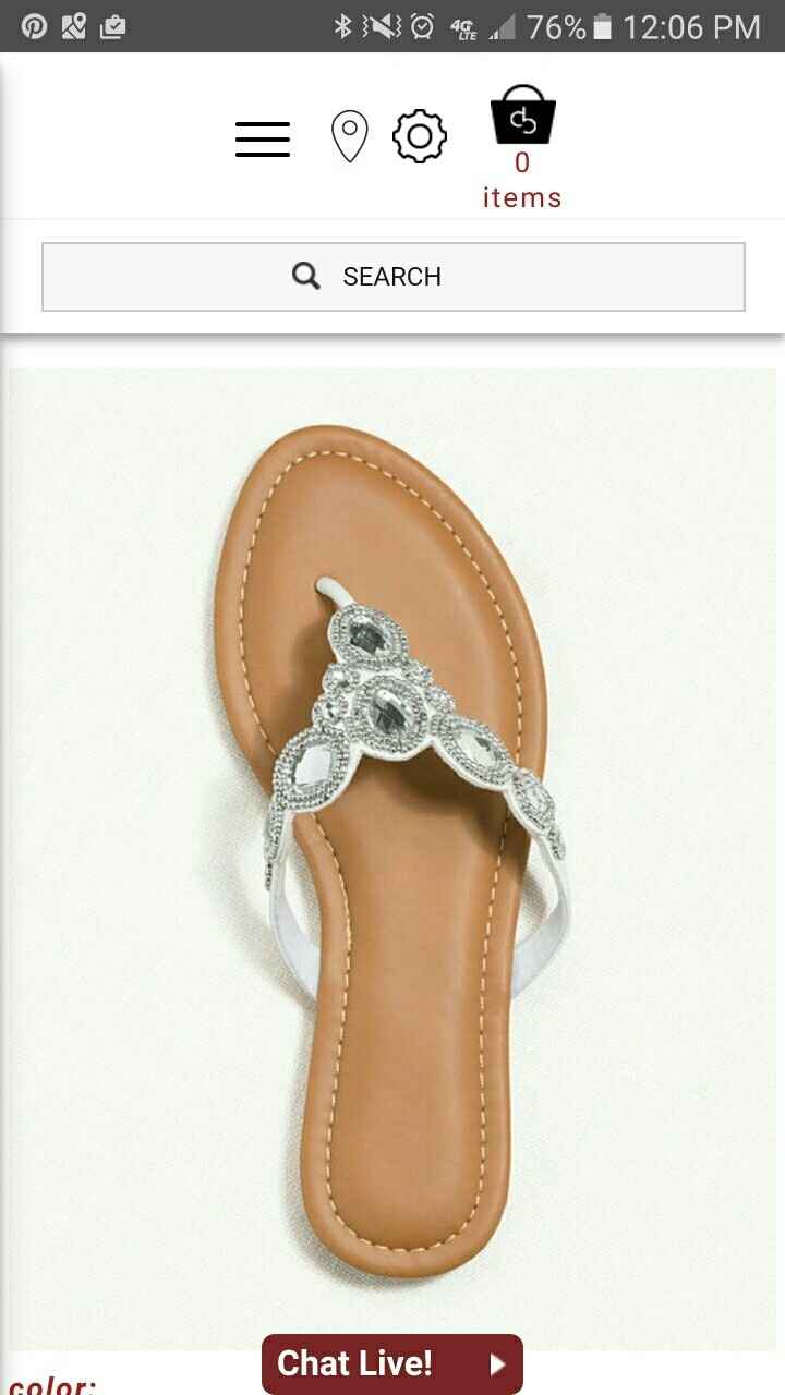 Beach wedding shoes