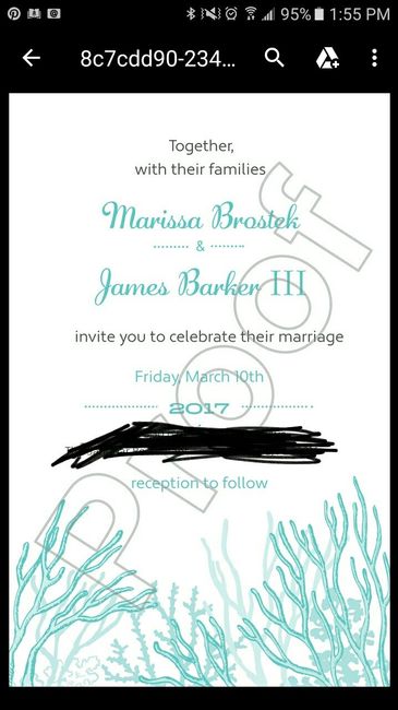Show me your invitations!