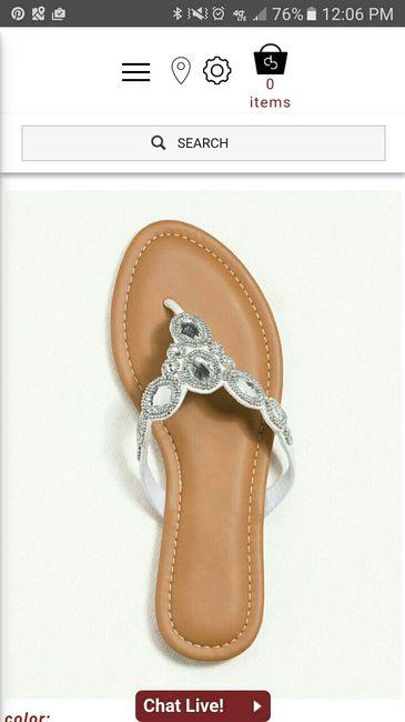 Beach wedding shoes