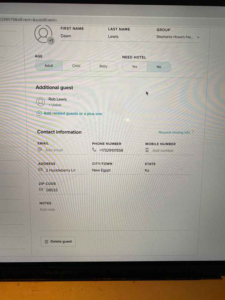 Trouble with guest list - 1