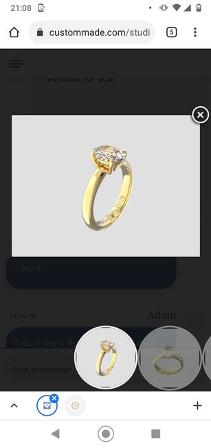 Has anyone had a ring made by custommade.com - 2