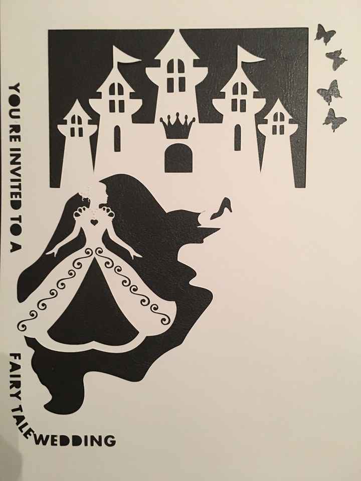 DIY Invitation "Incomplete Fairy Tale Theme"