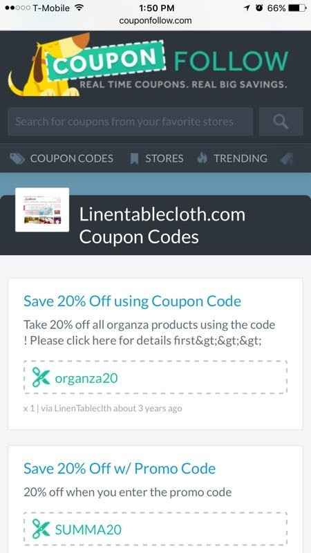 Buying Napkins and Linens?