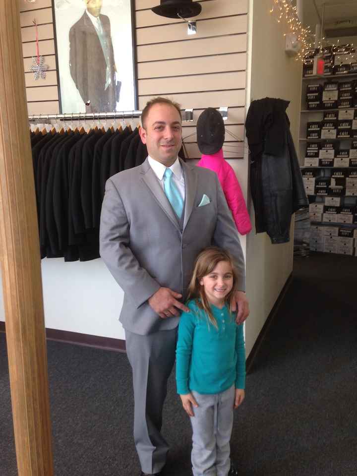 Groom and groomsmen tuxes have been selected!