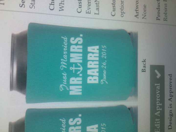 totally wedding koozies
