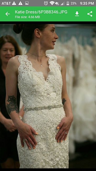 I got my dress today!!!